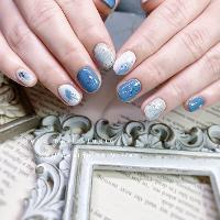 用各種漂亮的藍繪畫出一雙美麗的手❤️

  ⭐️Neko nail studio ⭐️
🐈Line預約ID： vilovewi
🐈IG追起來:Neko_nail_studio 
🐈FB:https://m.facebook.com/nekonailstudio/
(FB搜尋 Neko nail studio日式美甲工作室）